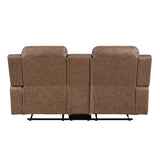 Hearth Charcoal Reclining Chair from Homelegance - Luna Furniture