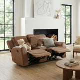 Hearth Charcoal Reclining Chair from Homelegance - Luna Furniture