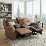 Hearth Charcoal Reclining Chair from Homelegance - Luna Furniture
