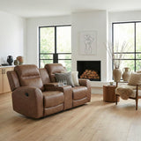 Hearth Charcoal Reclining Chair from Homelegance - Luna Furniture
