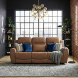 Hearth Brown Double Reclining Sofa from Homelegance - Luna Furniture