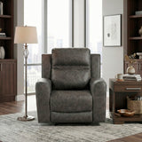 Hearth Brown Double Reclining Loveseat with Center Console from Homelegance - Luna Furniture