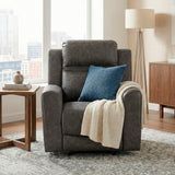 Hearth Brown Double Reclining Loveseat with Center Console from Homelegance - Luna Furniture