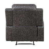 Hearth Brown Double Reclining Loveseat with Center Console from Homelegance - Luna Furniture