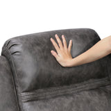 Hearth Charcoal 3-Piece Reclining Living Room Set from Homelegance - Luna Furniture