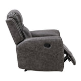Hearth Charcoal 3-Piece Reclining Living Room Set from Homelegance - Luna Furniture