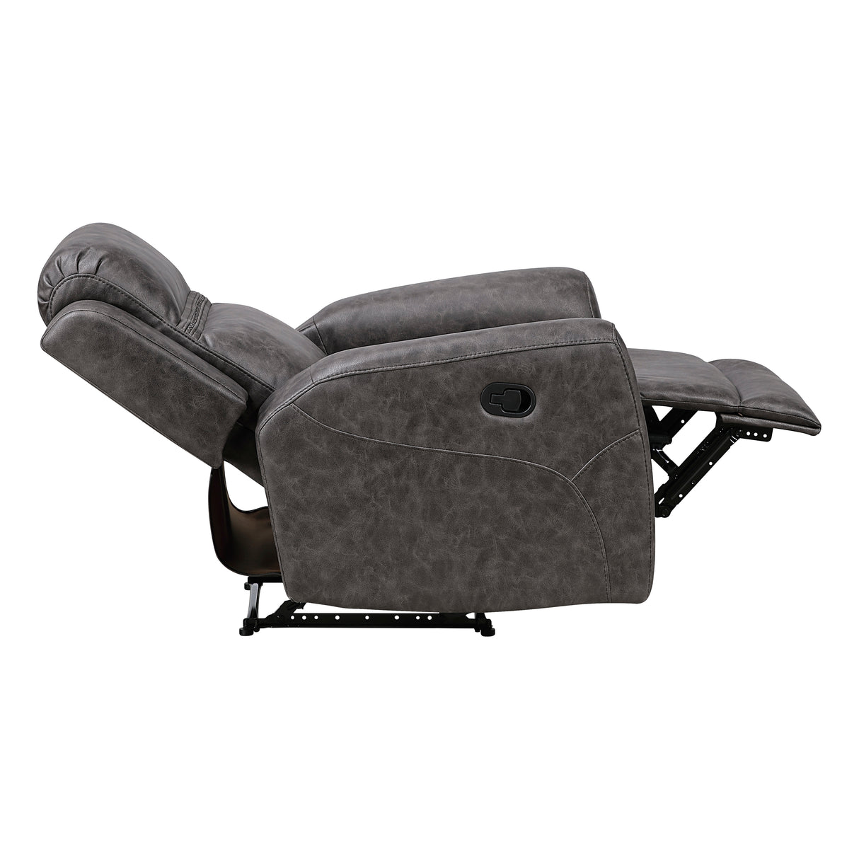 Hearth Charcoal 3-Piece Reclining Living Room Set from Homelegance - Luna Furniture