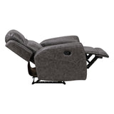 Hearth Charcoal 3-Piece Reclining Living Room Set from Homelegance - Luna Furniture