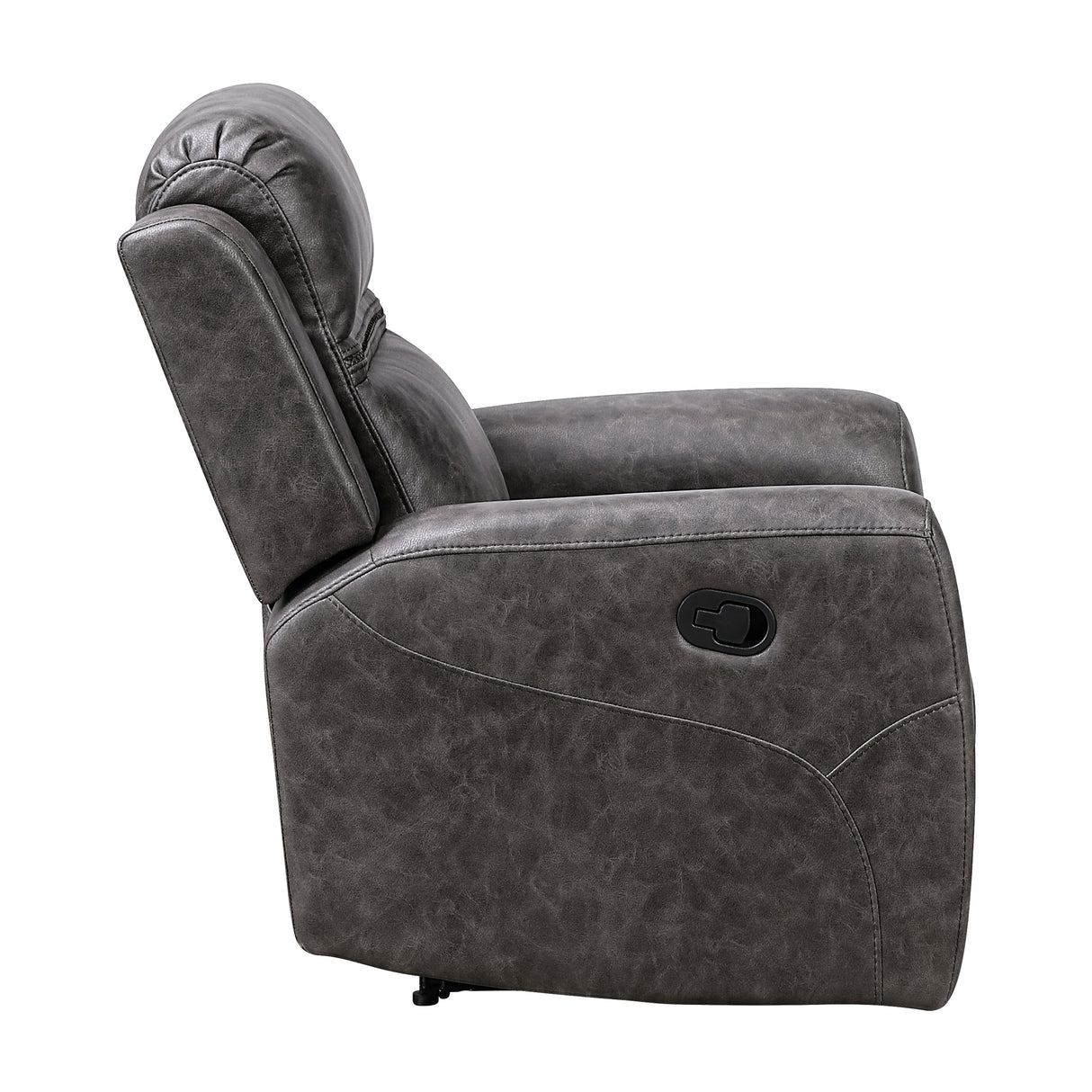 Hearth Charcoal 3-Piece Reclining Living Room Set from Homelegance - Luna Furniture