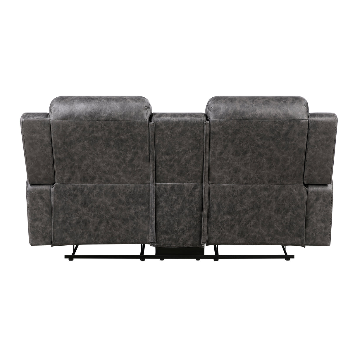 Hearth Charcoal 2-Piece Reclining Living Room Set from Homelegance - Luna Furniture
