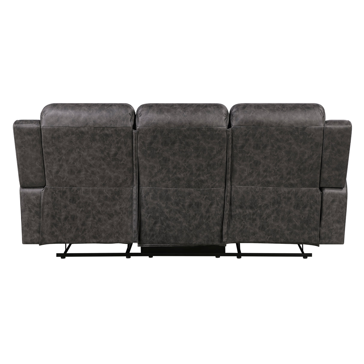 Hearth Charcoal 2-Piece Reclining Living Room Set from Homelegance - Luna Furniture