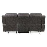 Hearth Charcoal 2-Piece Reclining Living Room Set from Homelegance - Luna Furniture