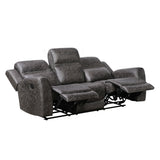 Hearth Charcoal 2-Piece Reclining Living Room Set from Homelegance - Luna Furniture