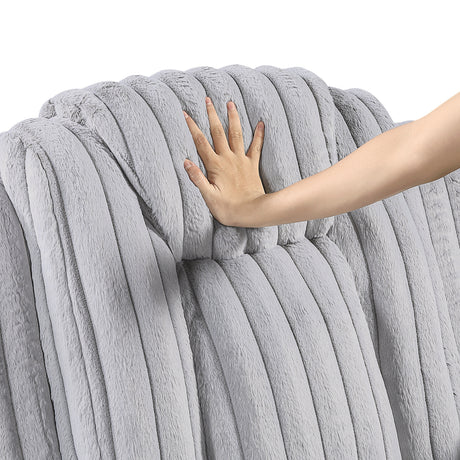 Phyllis Dark Gray Double Reclining Sofa with Cup Holders from Homelegance - Luna Furniture