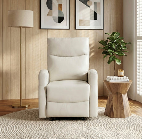 Heisley Beige Reclining Chair from Homelegance - Luna Furniture