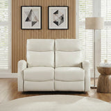 Heisley Beige Double Reclining Loveseat from Homelegance - Luna Furniture