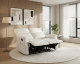 Heisley Beige Double Reclining Loveseat from Homelegance - Luna Furniture