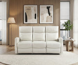 Heisley Beige Double Reclining Sofa from Homelegance - Luna Furniture