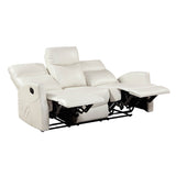 Heisley Beige 2-Piece Reclining Living Room Set from Homelegance - Luna Furniture