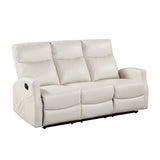 Heisley Beige 2-Piece Reclining Living Room Set from Homelegance - Luna Furniture