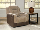 Mixed Motion Brownstone Power Recliner from Ashley Furniture - Luna Furniture
