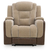 Mixed Motion Brownstone Power Recliner from Ashley Furniture - Luna Furniture