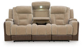 Mixed Motion Brownstone Power Reclining Sofa from Ashley Furniture - Luna Furniture