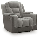 Mixed Motion Shadow Power Recliner from Ashley Furniture - Luna Furniture