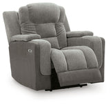 Mixed Motion Shadow Power Recliner from Ashley Furniture - Luna Furniture