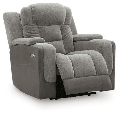 Mixed Motion Shadow Power Recliner from Ashley Furniture - Luna Furniture