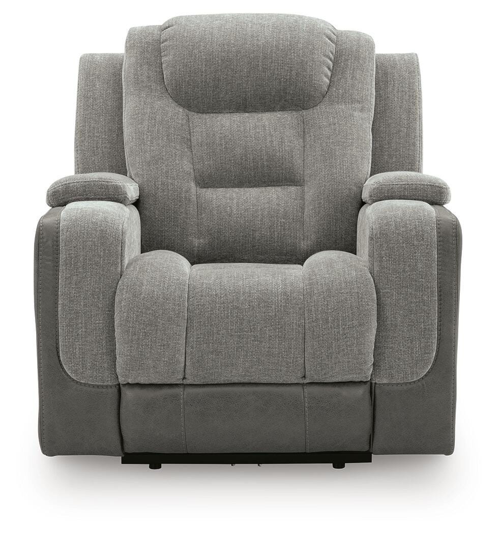 Mixed Motion Shadow Power Recliner from Ashley Furniture - Luna Furniture