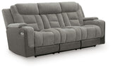 Mixed Motion Shadow Power Reclining Sofa from Ashley - Luna Furniture