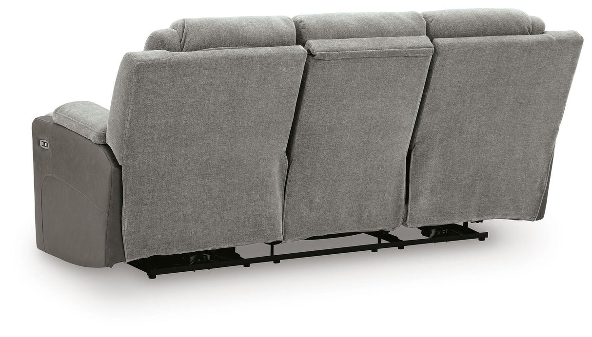 Mixed Motion Shadow Power Reclining Sofa from Ashley - Luna Furniture