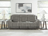 Mixed Motion Shadow Power Reclining Sofa from Ashley - Luna Furniture