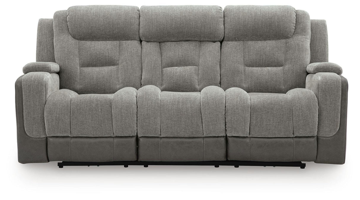 Mixed Motion Shadow Power Reclining Sofa from Ashley - Luna Furniture