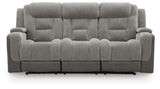 Mixed Motion Shadow Power Reclining Sofa from Ashley - Luna Furniture