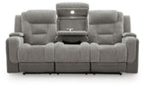 Mixed Motion Shadow Power Reclining Sofa from Ashley - Luna Furniture