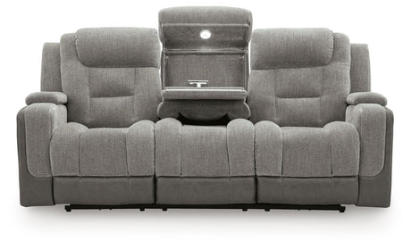 Mixed Motion Shadow Power Reclining Sofa from Ashley Furniture - Luna Furniture
