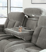 Mixed Motion Shadow Power Reclining Living Roo Set from Ashley Furniture - Luna Furniture
