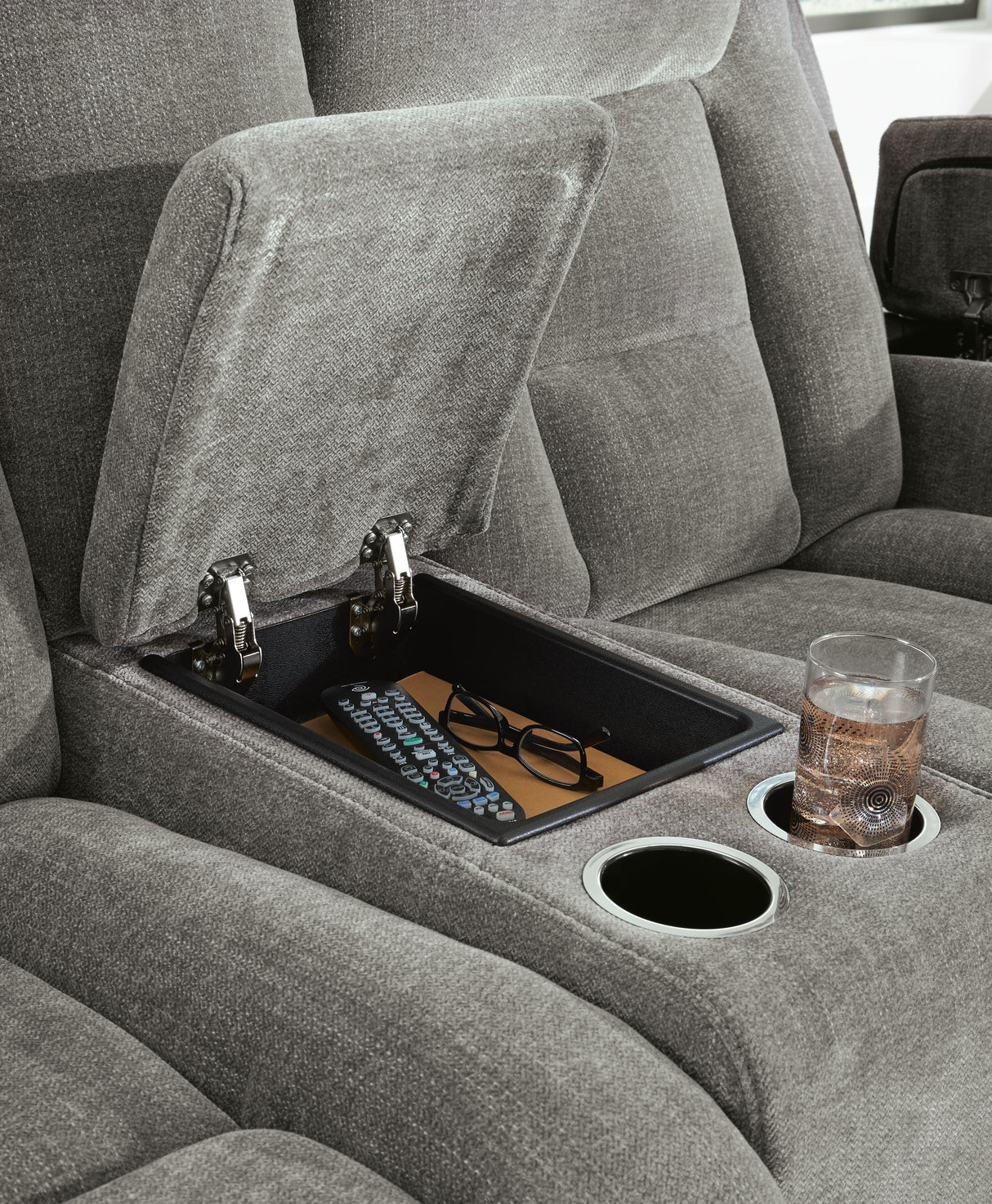 Mixed Motion Shadow Power Reclining Living Roo Set from Ashley Furniture - Luna Furniture