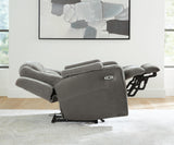 Mixed Motion Shadow Power Recliner from Ashley Furniture - Luna Furniture