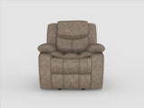 Bastrop Brown Microfiber Reclining Sofa and Loveseat from Homelegance - Luna Furniture