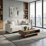 Cove Beige Loveseat from Homelegance - Luna Furniture