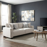 Everly Taupe Chair from Homelegance - Luna Furniture