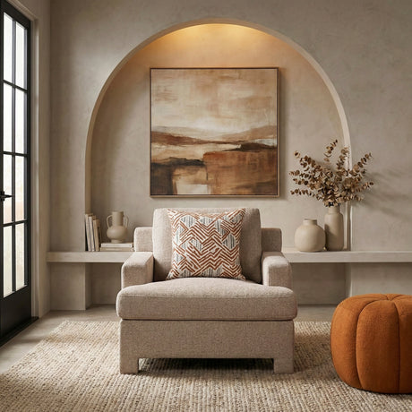 Everly Taupe Chair from Homelegance - Luna Furniture