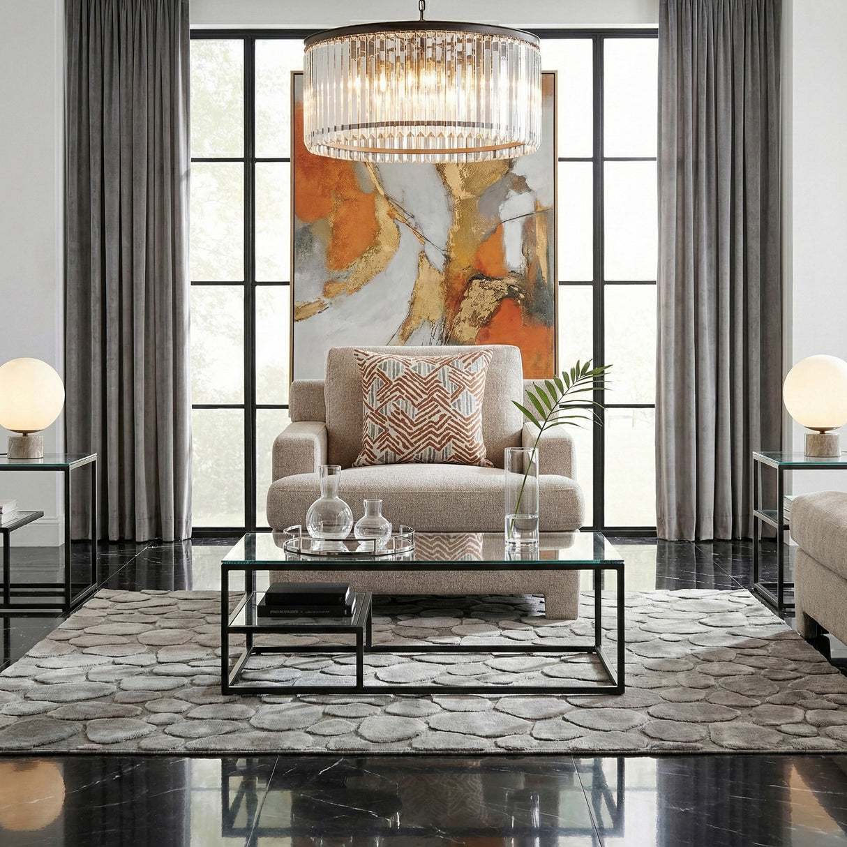 Everly Taupe Chair from Homelegance - Luna Furniture