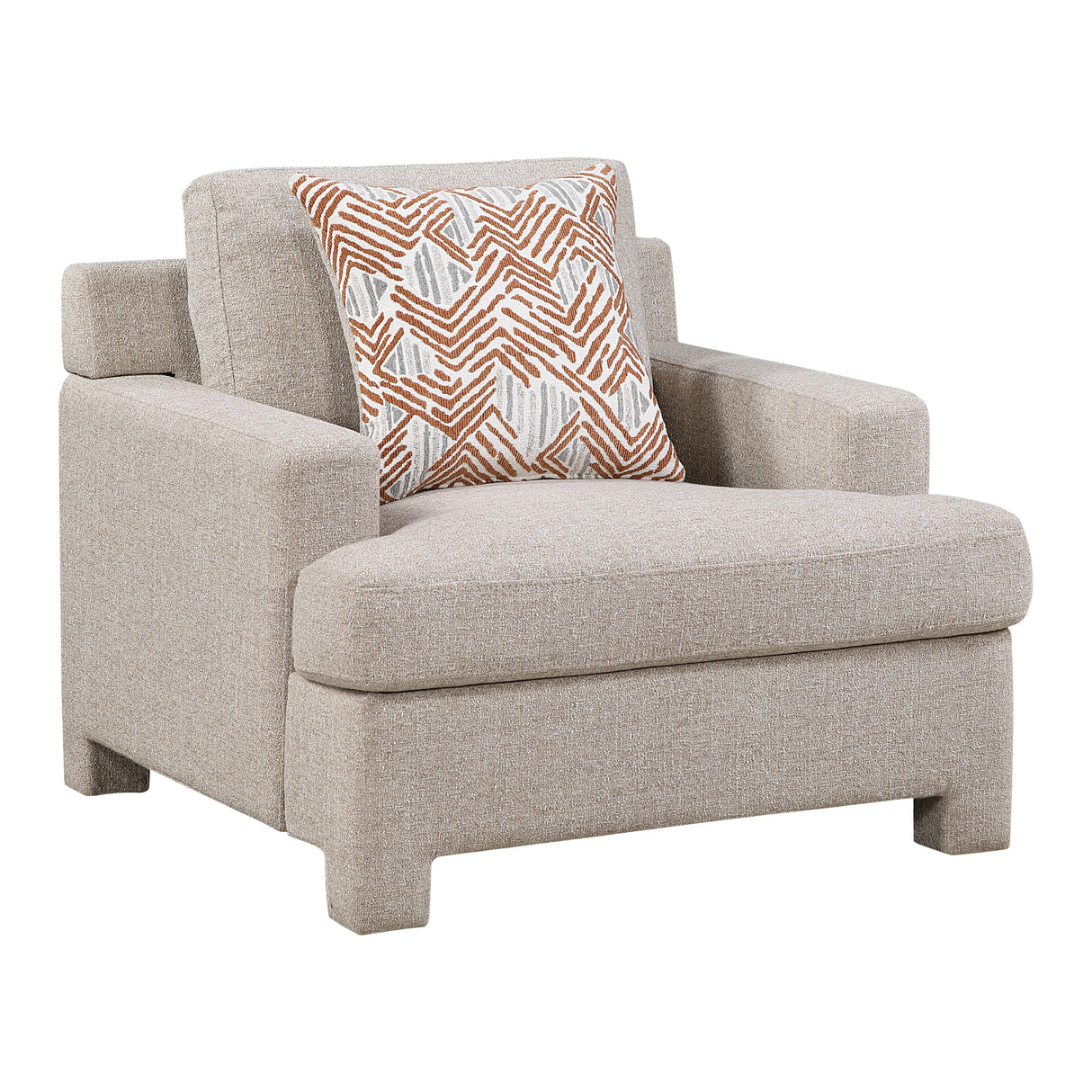 Everly Taupe Chair from Homelegance - Luna Furniture
