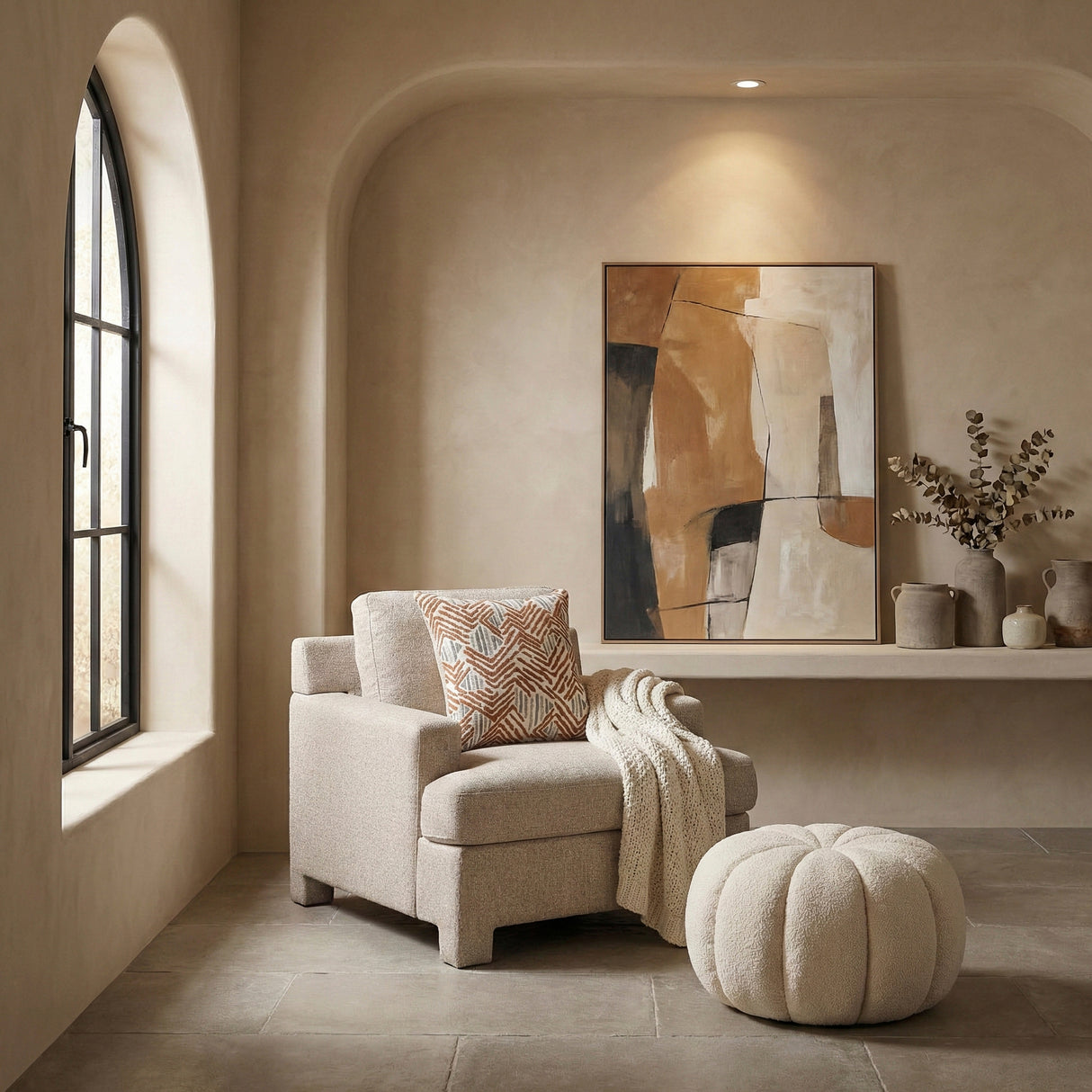 Everly Taupe Chair from Homelegance - Luna Furniture