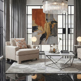 Everly Taupe Chair from Homelegance - Luna Furniture