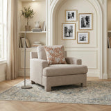 Everly Taupe Chair from Homelegance - Luna Furniture